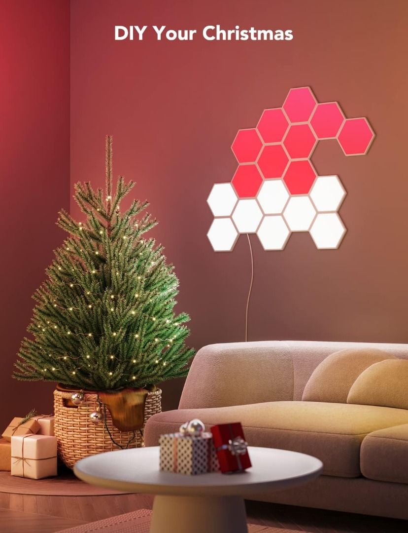 Govee RGBIC Smart Wall Sconces, Music Sync Home Decor WiFi Wall Lights Work  with Alexa, Multicolor