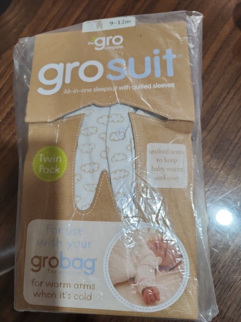 BNIB Grosuit twin pack 9 12mths Babies Kids Babies Kids