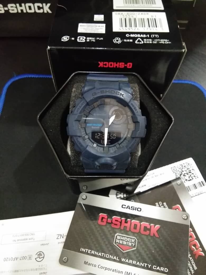 G Shock GBA800 2A Complete set with Box product tags and user