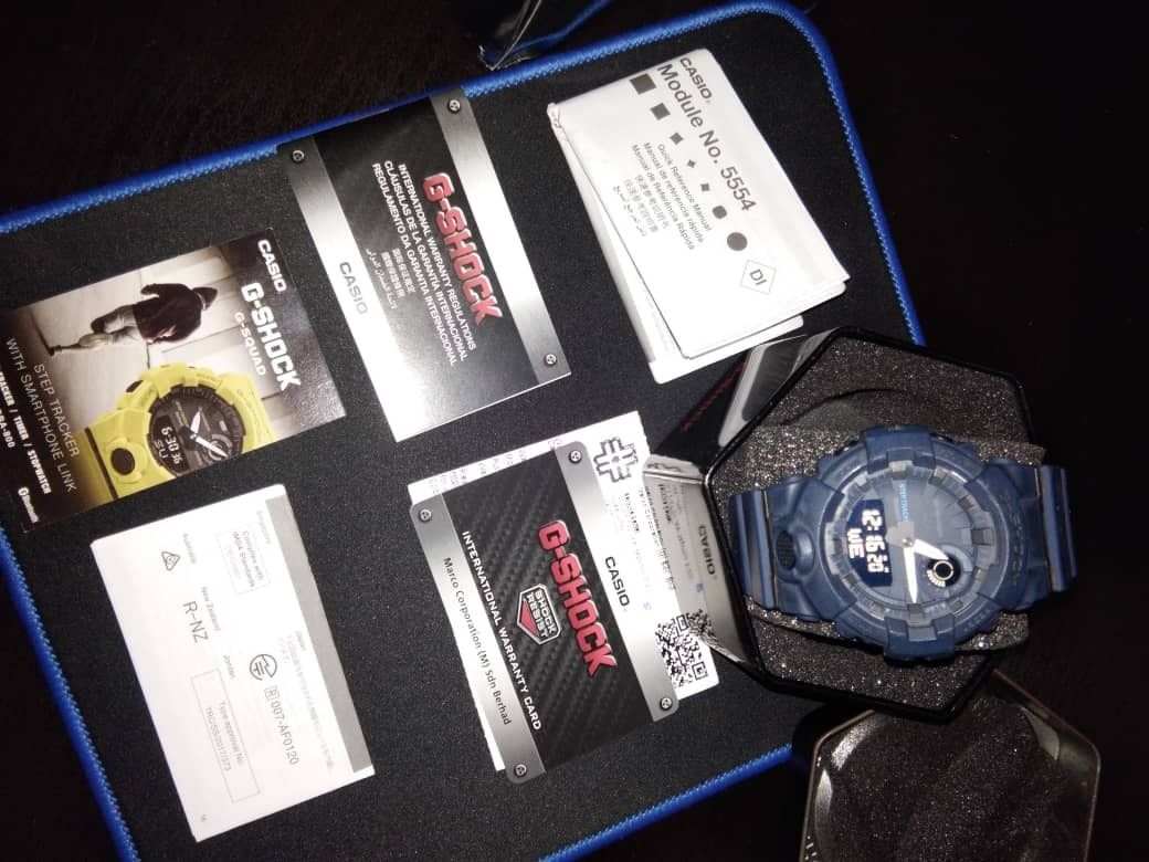 G Shock GBA800 2A Complete set with Box product tags and user