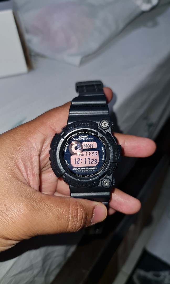 免税品 美品 カシオ ジーショック フロッグマン メンズ腕時計 GW-200MS ...