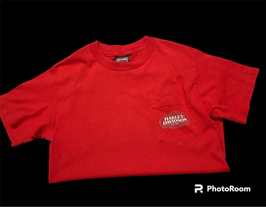 HARLEY DAVIDSON MOTOR CYCLES WALL, SD, Men's Fashion, Tops & Sets