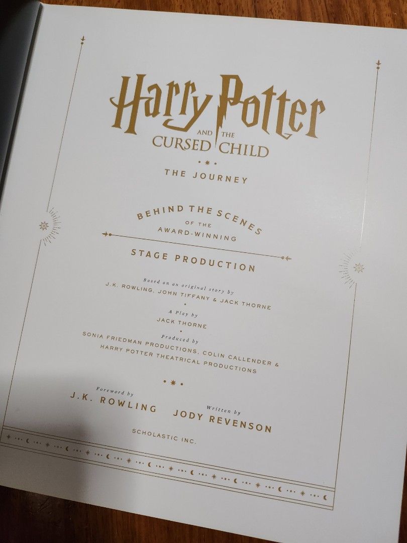 HARRY POTTER AND THE CURSE CHILD, Hobbies & Toys, Books & Magazines ...
