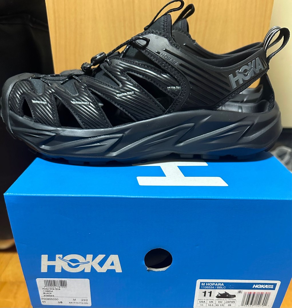 Hoka Hopara us11, 男裝, 鞋, 拖鞋- Carousell