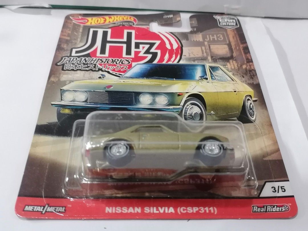 2019 HOT WHEELS CAR CULTURE JAPAN HISTORICS 3 NISSAN SILVIA CSP311