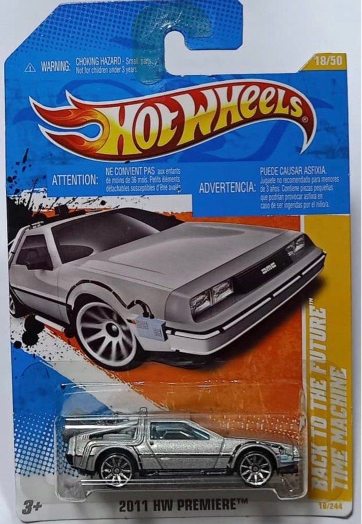 HotWheels 2011 Back To The Future Time Machine First Edition