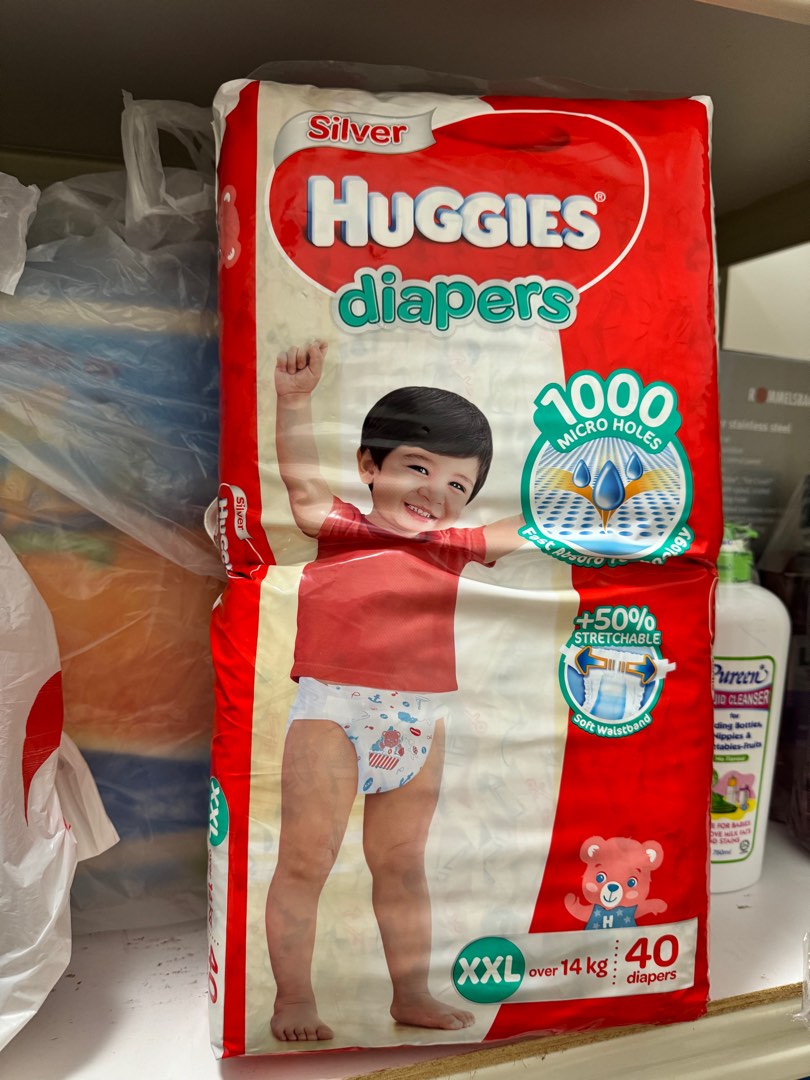 Huggies Diapers XXL, Babies & Kids, Bathing & Changing, Diapers & Baby