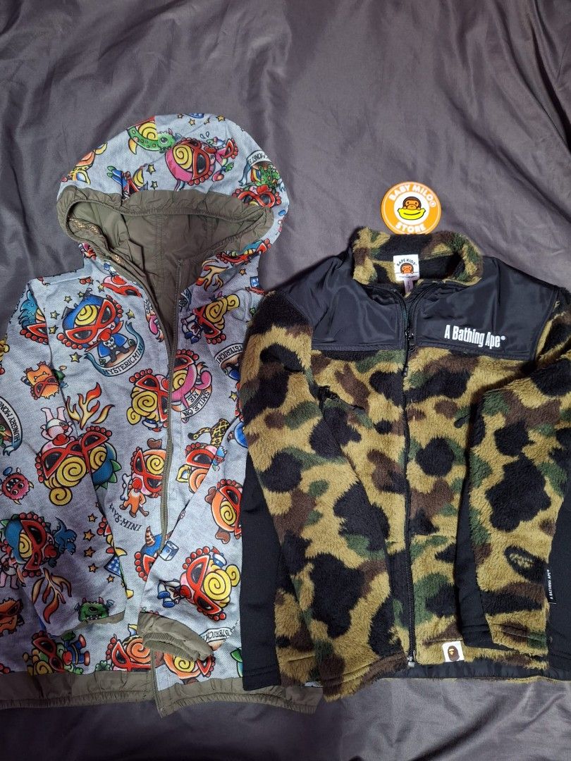 Bape store trench coat
