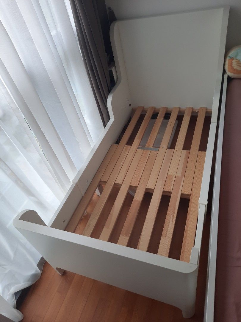 Ikea child extendable bed, Furniture & Home Living, Furniture, Bed
