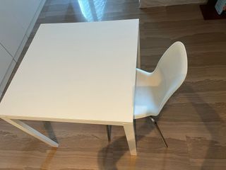 Ikea melltorp table and lidas chair