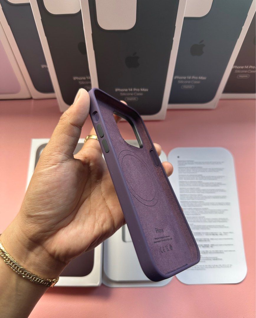 iPhone 14 Pro Max Magsafe Silicone Case with Animation (Elderberry ) (Category: Cases & Sleeves) located in Quezon City. Submitted by danii_03 (Listing ID 1266612786, Image 3). Description: .