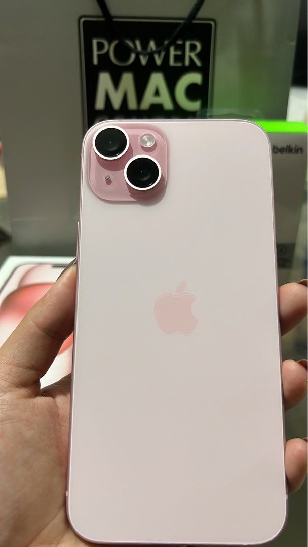 Sale or Swap Iphone 15 Plus Pink (Category: iPhone 15 Series) located in Lipa City. Submitted by pinky09 (Listing ID 1266628802, Image 1). Description: Brand new Iphone 15 Plus Pink 128 gb Bought November 19, 2023 at PowerMac Greenbelt 3 for 68,990 RFS: changed my mind Swap to samsung zflip add cash Open for meet up .