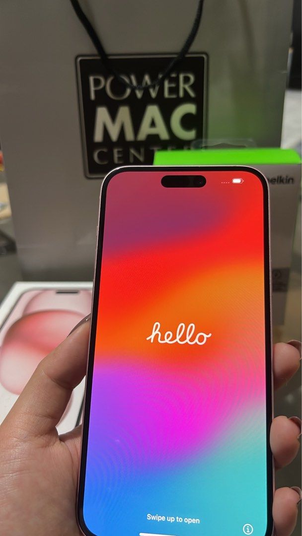 Sale or Swap Iphone 15 Plus Pink (Category: iPhone 15 Series) located in Lipa City. Submitted by pinky09 (Listing ID 1266628802, Image 2). Description: Brand new Iphone 15 Plus Pink 128 gb Bought November 19, 2023 at PowerMac Greenbelt 3 for 68,990 RFS: changed my mind Swap to samsung zflip add cash Open for meet up .