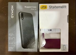 iPhone XR - Otterbox and Nomad Leather Case