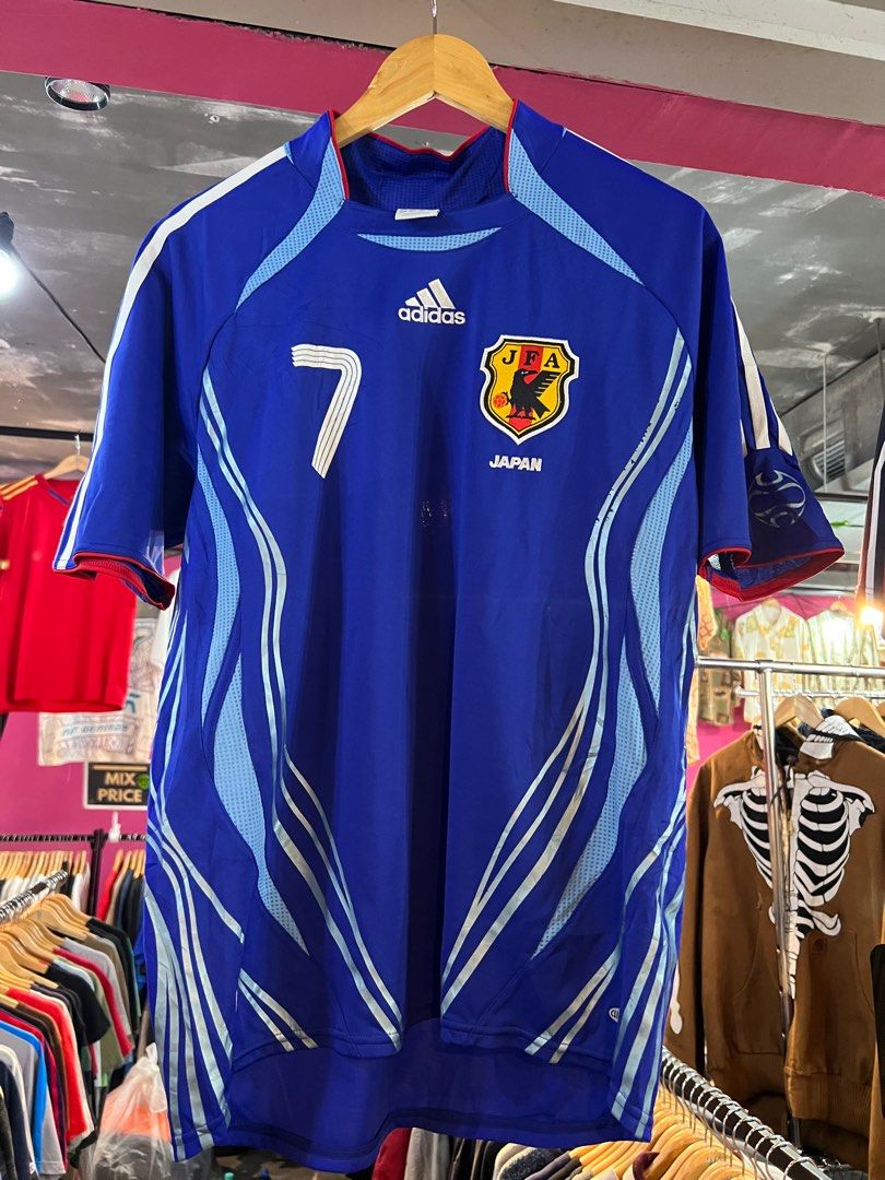 Japan JFA Nakata No 7 Jersey, Men's Fashion, Tops & Sets, Tshirts & Polo Shirts on Carousell