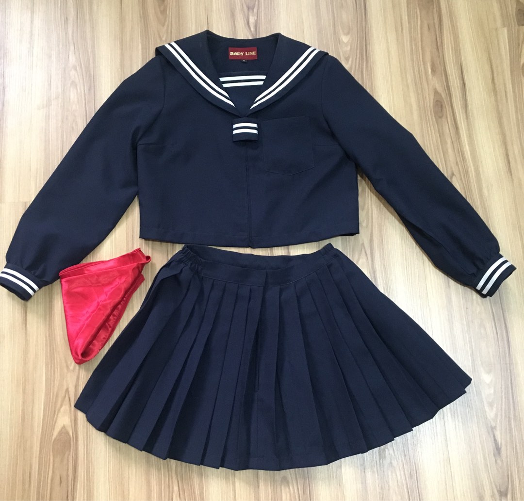 Japanese school sailor uniform, Women's Fashion, Dresses & Sets, Sets ...