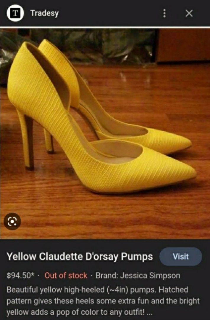 Women's Yellow Platform Heels Floral Print Almond Toe Stiletto Heel Pumps |FSJshoes