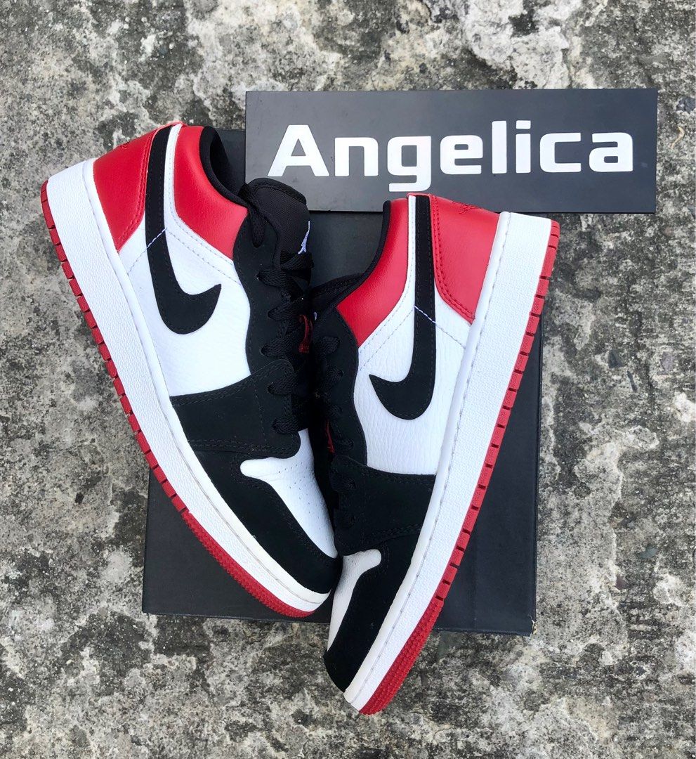 Jordan 1 Low Black Toe OG Old Release Women s Fashion Footwear Sneakers on Carousell