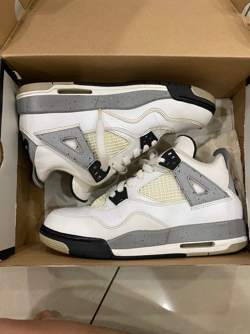 Air jordan 4 sales white cement 2016