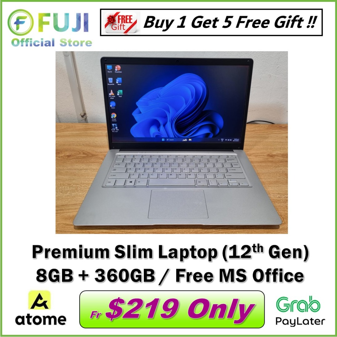 Jumper S5 Slim 14 Inch Laptop 8GB RAM Like New Condition Win 11