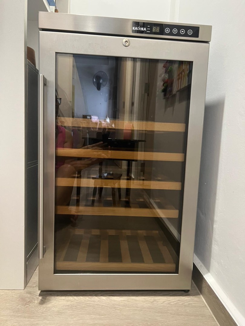 Kadeka Wine Chiller KA39WR for adoption!, TV & Home Appliances, Kitchen