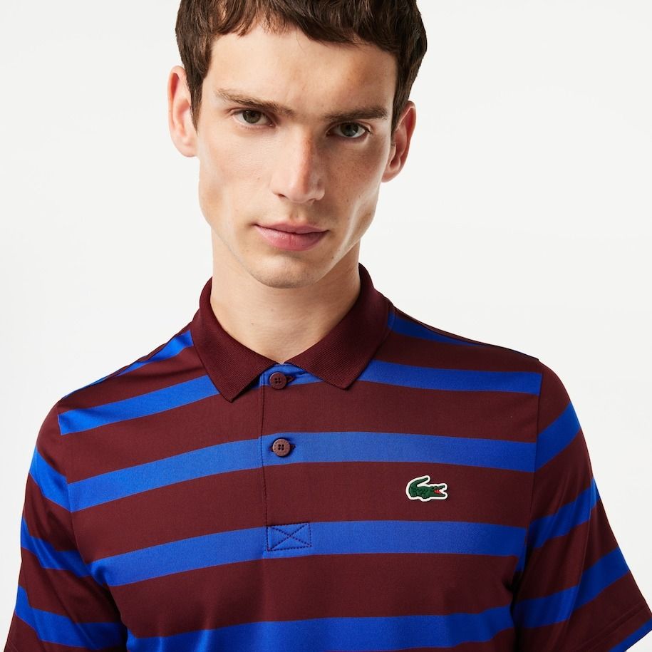 Kaos Polo Lacoste Maroon Polo Shirt Kaos Polo Lacoste Men Striped