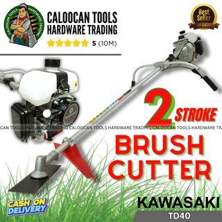 KAWASAKI Japan Heavy-Duty 2- Stroke Gasoline Grass Cutter / Brush Cutter (TD40)