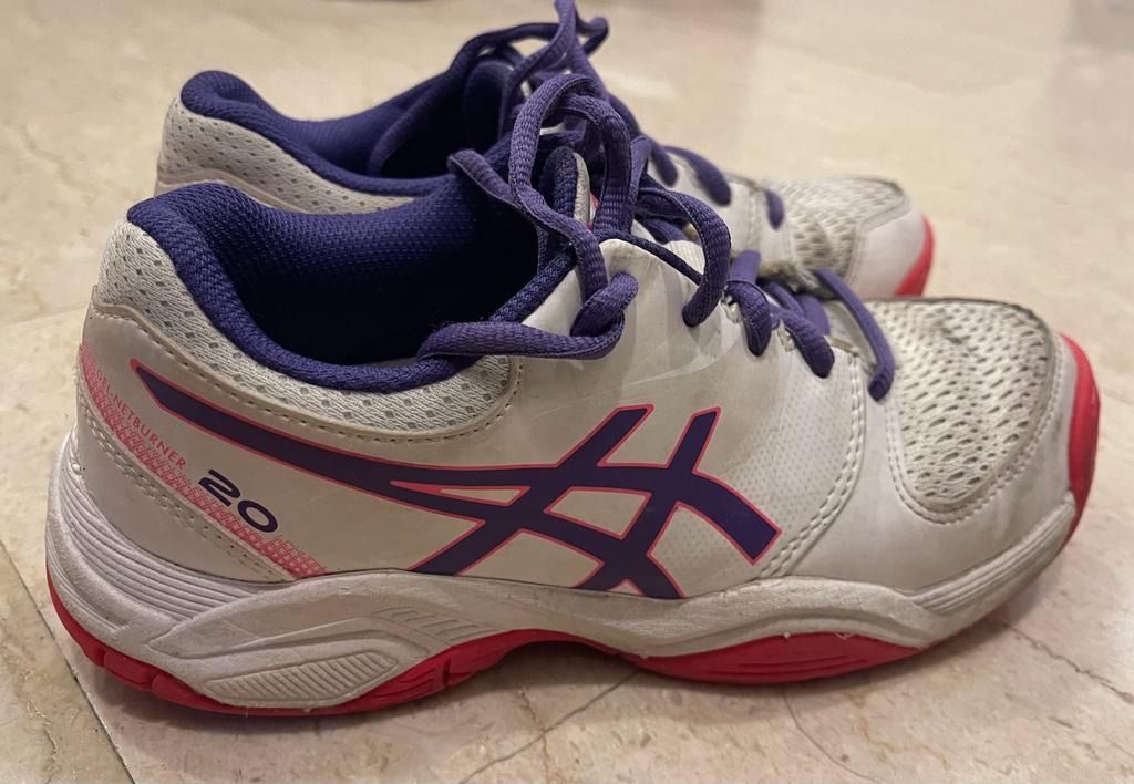 Kid s Netball Shoes GEL NETBURNER 20 GS Size US 3 Babies