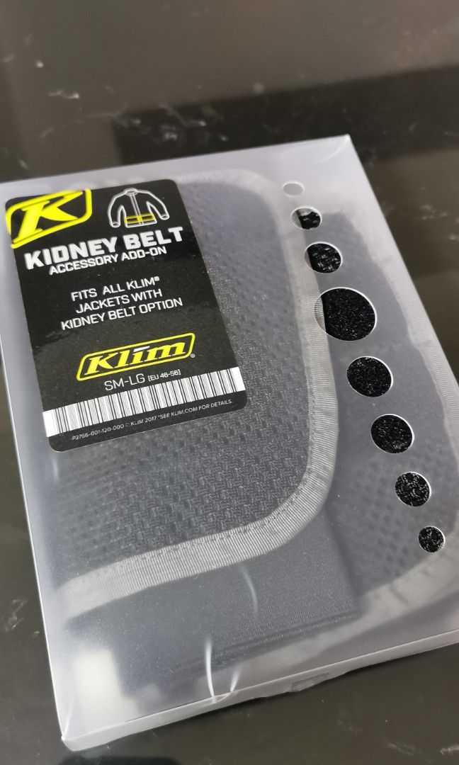 Klim kidney belt, Motorcycles, Motorcycle Apparel on Carousell