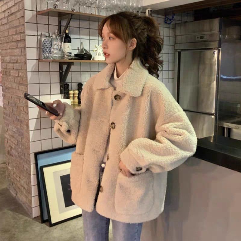 Korean Style Fluffy Teddy Jacket