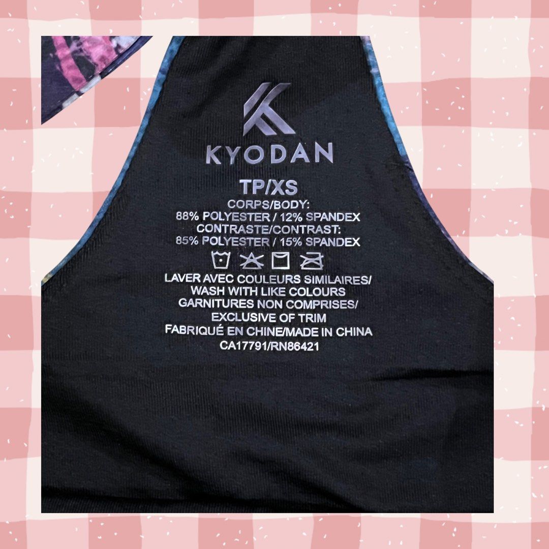 NEW SIZE TP/XS KYODAN ACTIVE SPORTS BRA