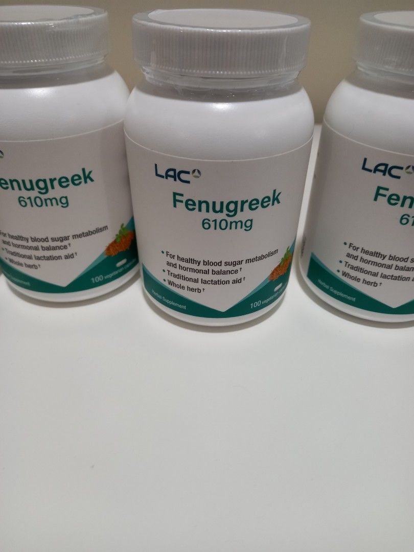 LAC Fenugreek Breast Milk Supplement, Babies & Kids, Nursing & Feeding