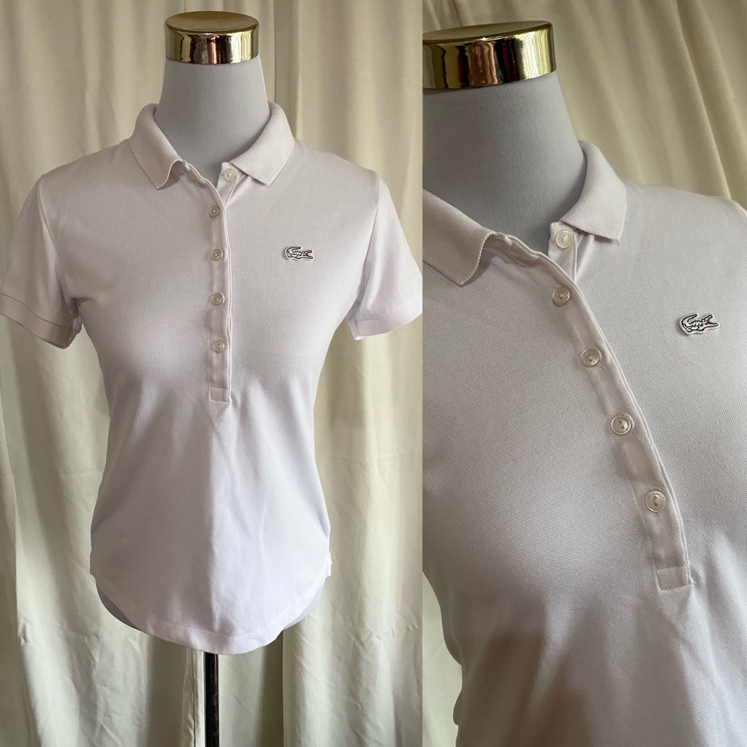 Lacoste - Woman - White - POLO SHIRTS