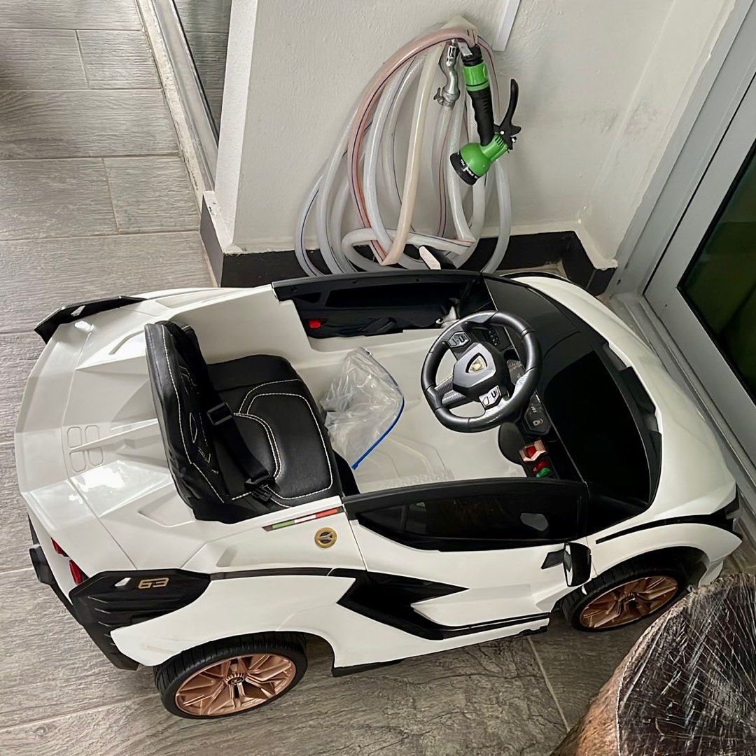Lamborghini Sian sit in remote control toy car