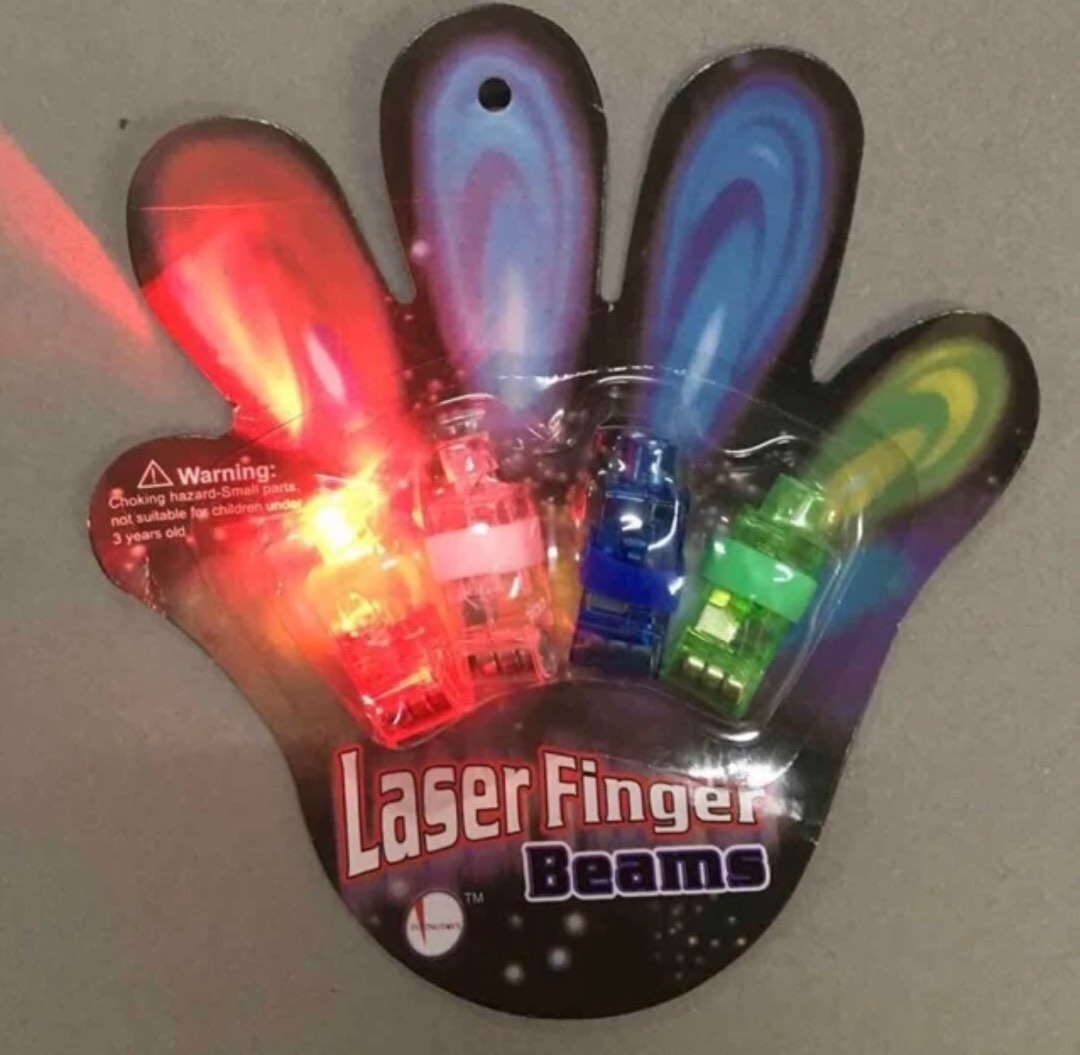 Laser Finger 4 in one card, Hobbies & Toys, Toys & Games on Carousell