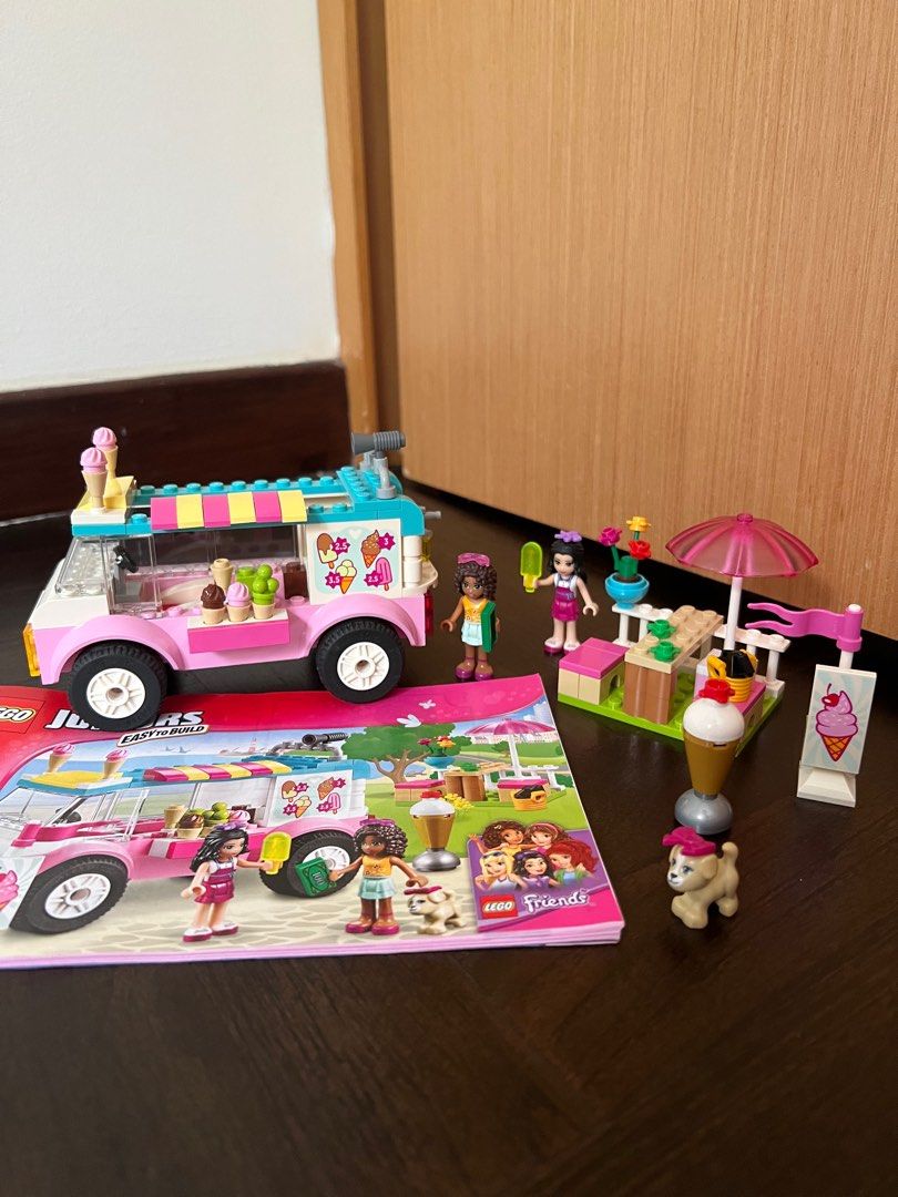 Lego Junior ice cream truck with 2 characters 1 dog Hobbies Toys Toys Games on Carousell
