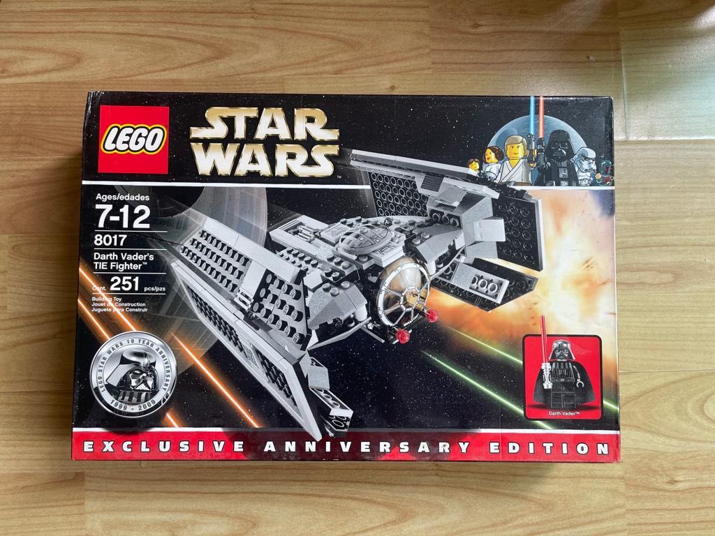 Lego Star Wars 8017 Darth Vader's TIE Fighter, Hobbies & Toys, Toys & Games  on Carousell