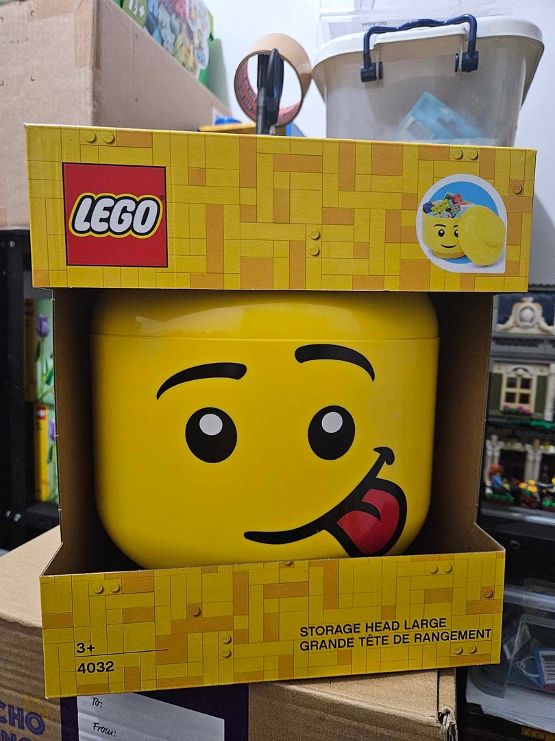 Lego storage hotsell head large silly