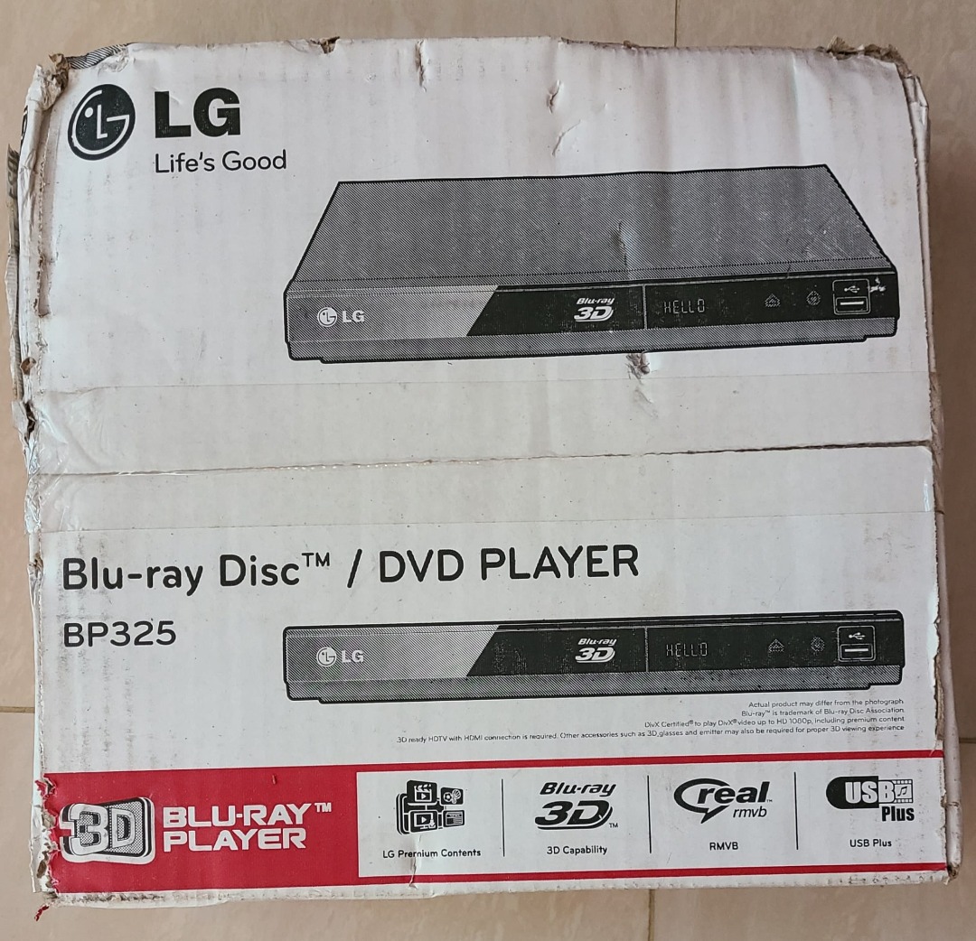 LG BluRay Disc / DVD Player, 家庭電器, 電視 & 其他娛樂, 藍光及播放器 Carousell