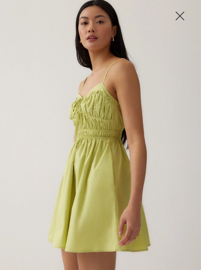 Lolit cotton ruched fit & flare dress LB, Women's Fashion, Dresses & Sets,  Dresses on Carousell