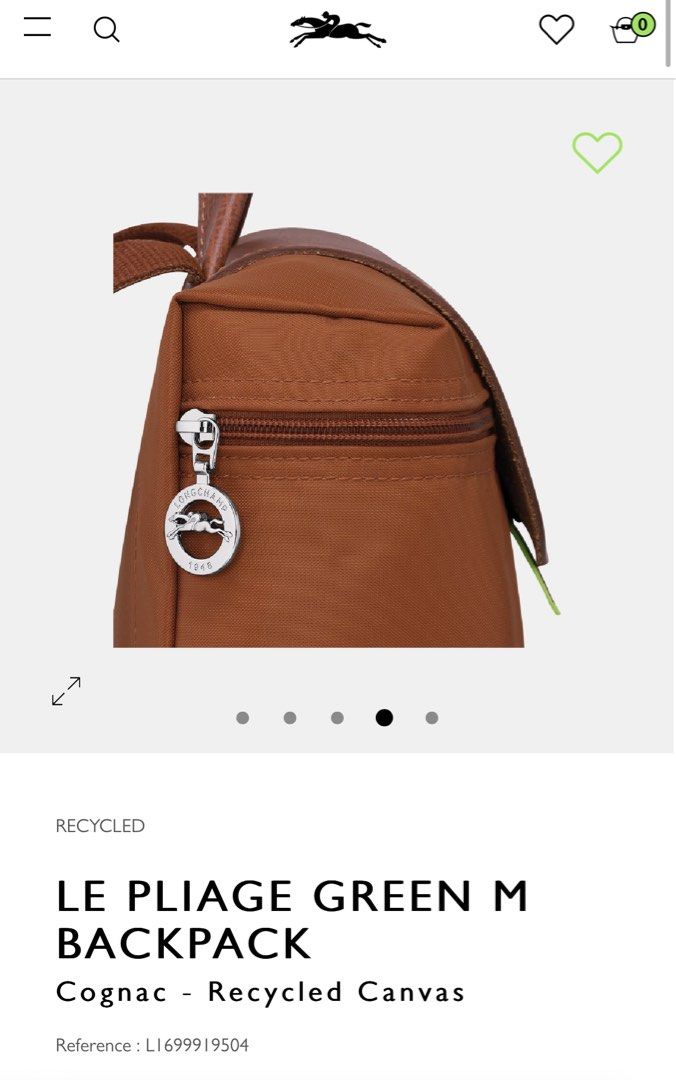 Longchamp Backpack in Tan Colour