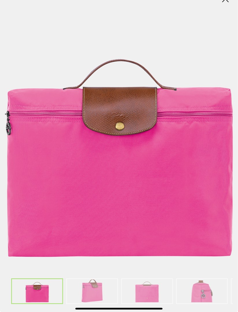 Longchamp Le Pliage Briefcase Laptop Bag, Women's Fashion, Bags
