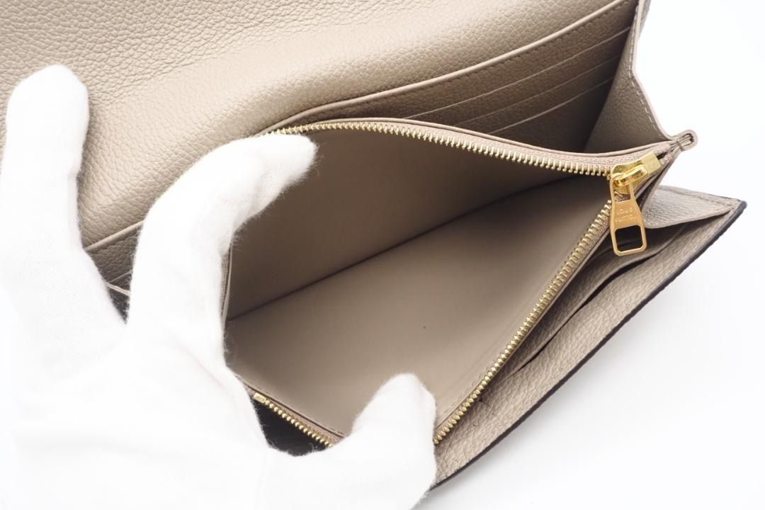 Louis Vuitton Bifold Long Wallet Brown Monogram M60034 Portefeuille Sarah –  Gaby's Bags