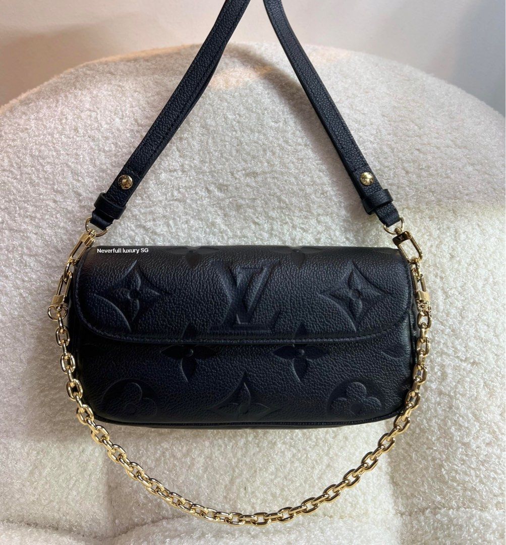 Louis Vuitton Wallet on Chain Ivy Black Monogram Empreinte