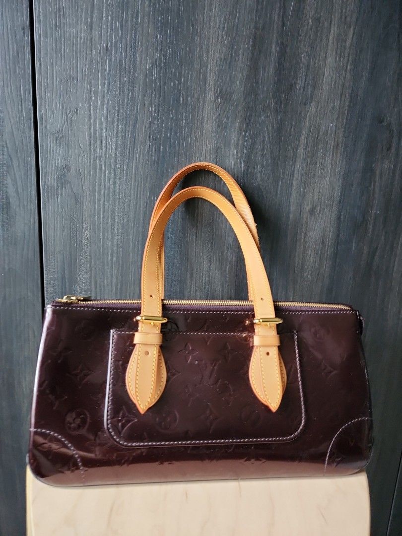 Louis Vuitton, Bags, Louis Vuitton Vernis Amarant Purple Alma Bb Shoulder  Bag