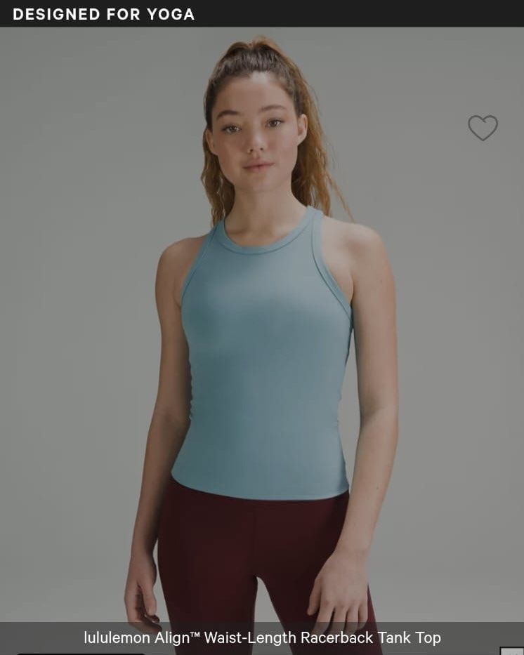 Lululemon Align Top, Women's Fashion, Activewear on Carousell
