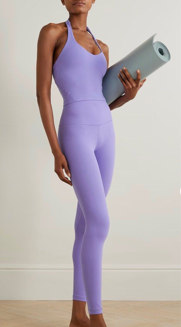 Lululemon align crop leggings size 6 21” purple , Women's Fashion,  Activewear on Carousell