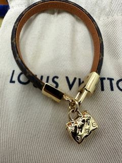 Louis Vuitton Crazy In Lock Charm Bracelet - Brown, Brass Charm, Bracelets  - LOU816879