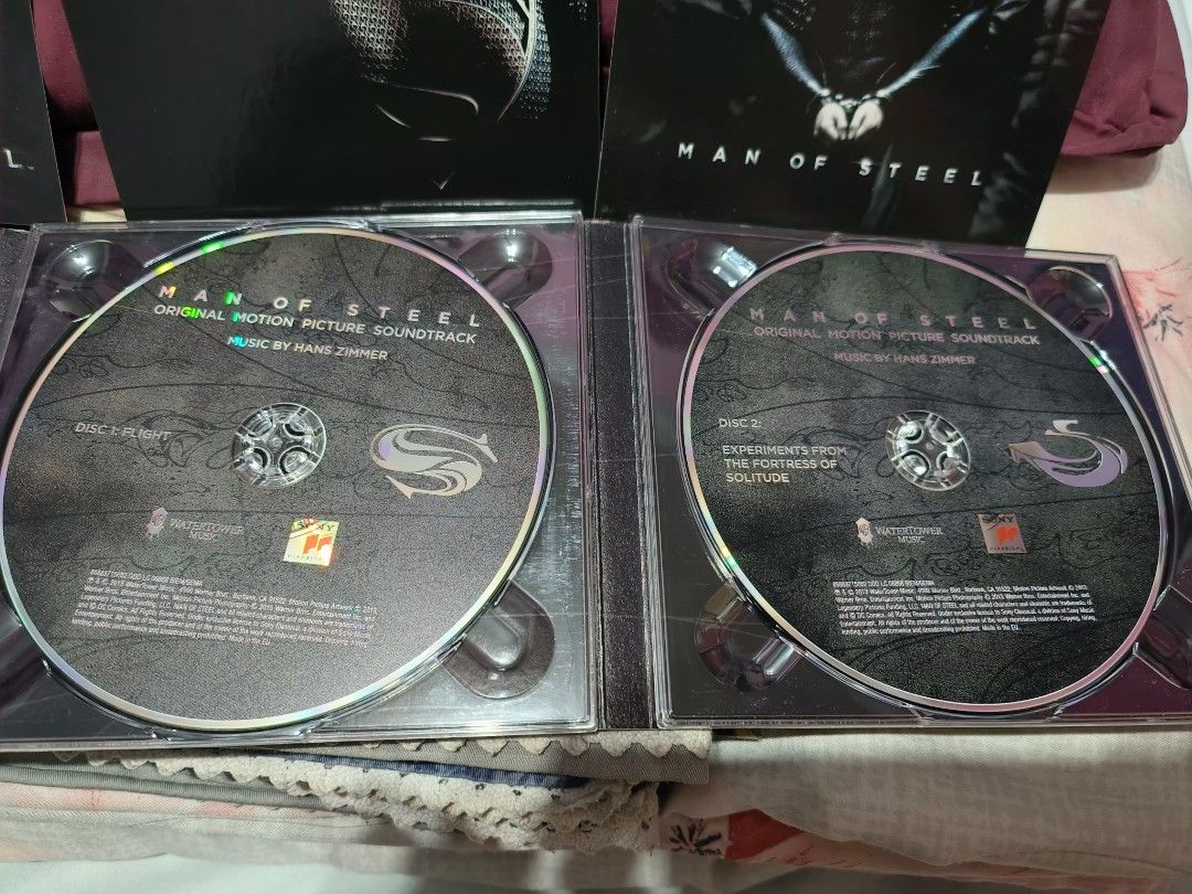 6 BONUS TRACKS--- Hans Zimmer MAN OF STEEL Soundtrack TARGET Red Steel CD  0927