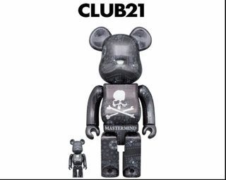 Pre-Order] BE@RBRICK x Mastermind World Gold Chrome 100%+400%/1000